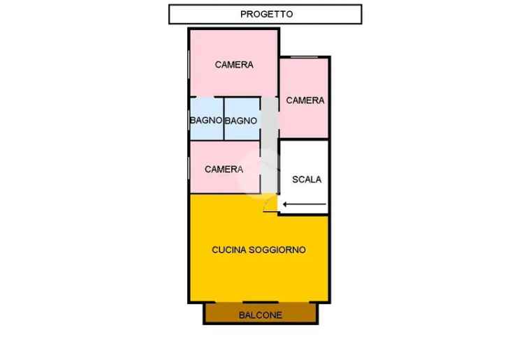 Trilocale in vendita