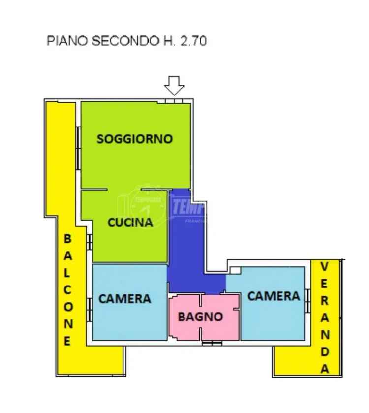 Trilocale via Adriatica Nord 100, Cupra Marittima