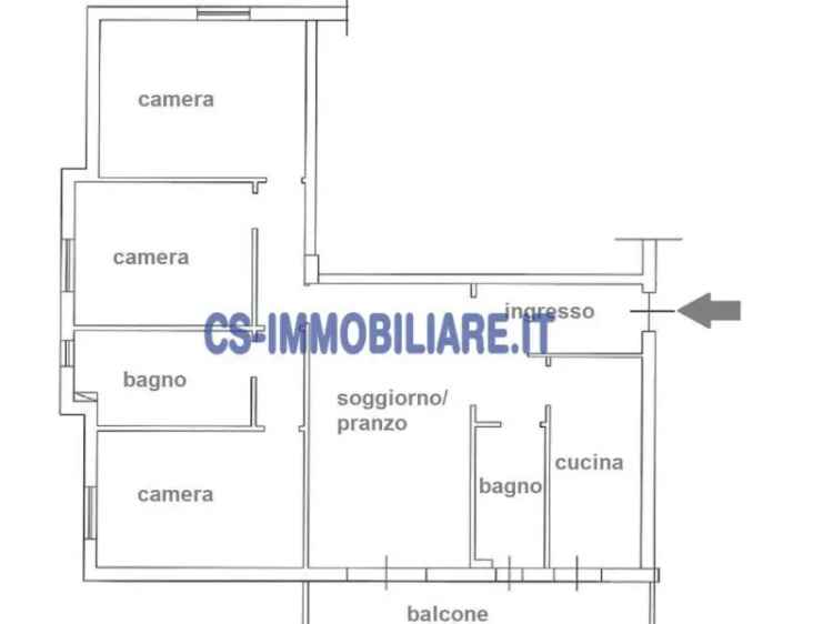 Appartamento in vendita a Potenza, Santa Croce