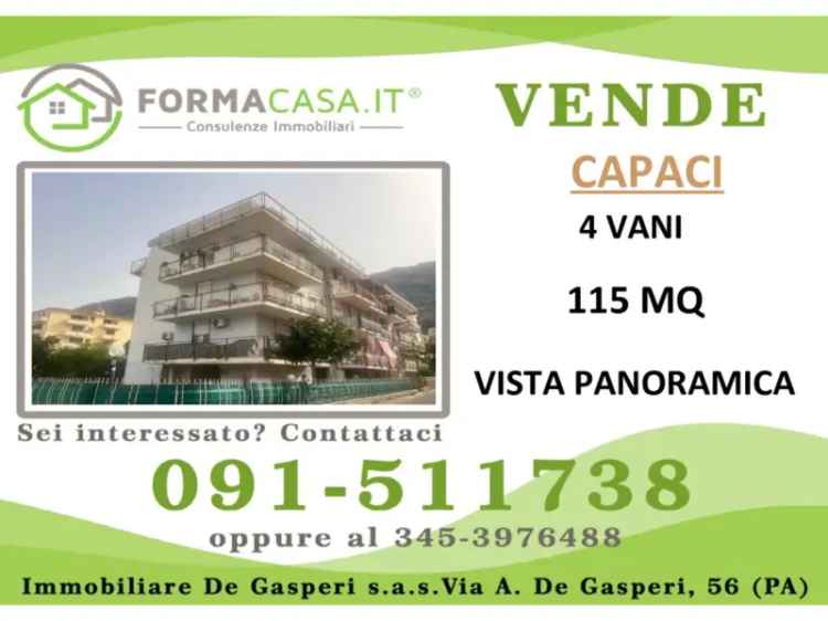 Appartamento in Via Primo Carnera, Capaci, 2 bagni, 115 m², 3° piano