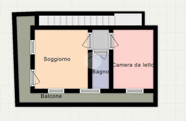 Monolocale Contrada Montesecco 4, Centro, Grottammare