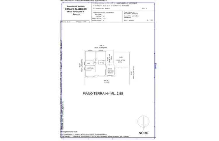 Quadrilocale in vendita a Bibbiena, Via Sopra Gli Angeli 1