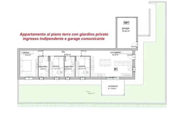 Appartamento via Castellana, Centro, Martellago