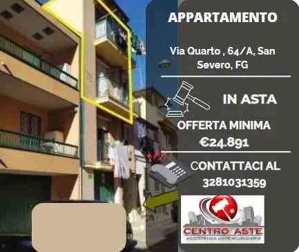 Appartamento all'asta via Quarto, 64A, 71016 San Severo Italia, San Severo