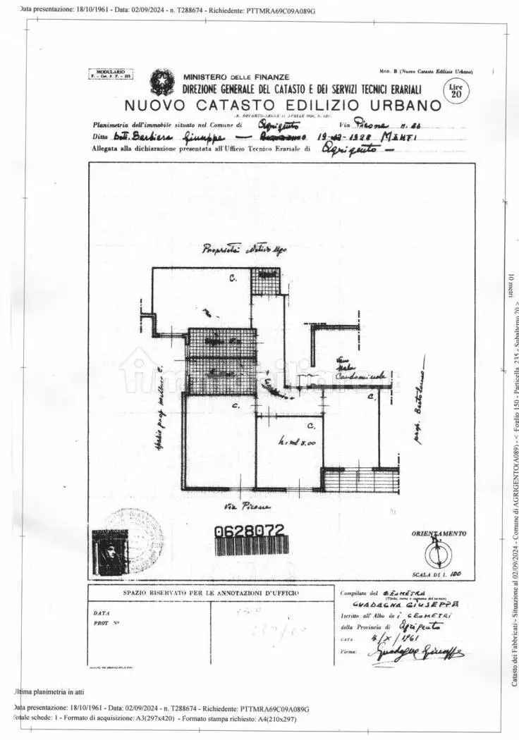 Appartamento via picone 33, Via Imera, V. della Vittoria, Via Dante A., Agrigento