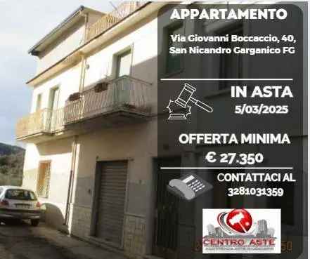 Appartamento all'asta via Giovanni Boccaccio, 40, 71015 San Nicandro Garganico Italia, San Nicandro Garganico