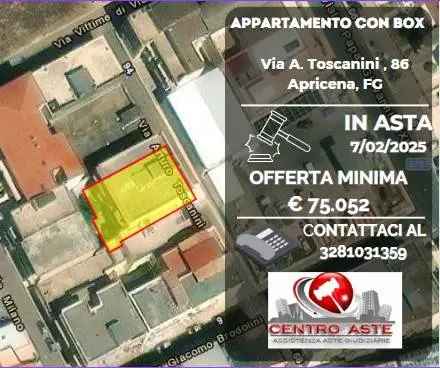 Appartamento all'asta via Arturo Toscanini, 86, 71011 Apricena Italia, Apricena