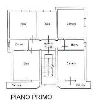 Quadrilocale 125 mq Salsomaggiore Terme Centro