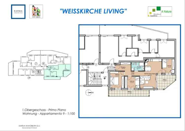 Mansarda nuovo, 64 m², Vandoies Di Sopra, Vandoies