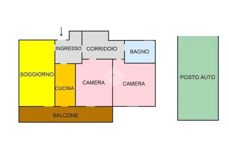 Trilocale in vendita