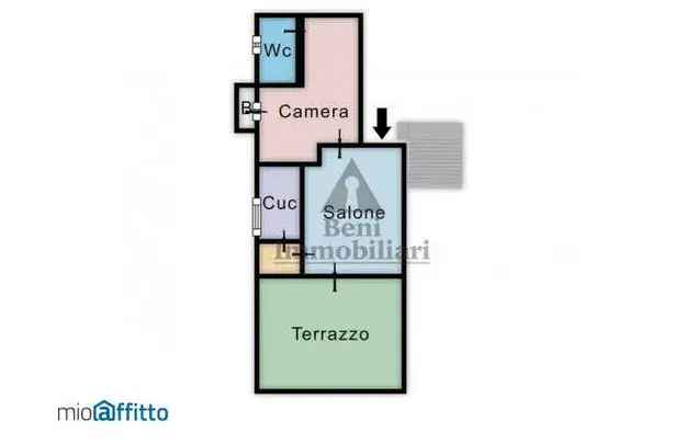 Affitto 2 camera appartamento di 75 m² in Palermo