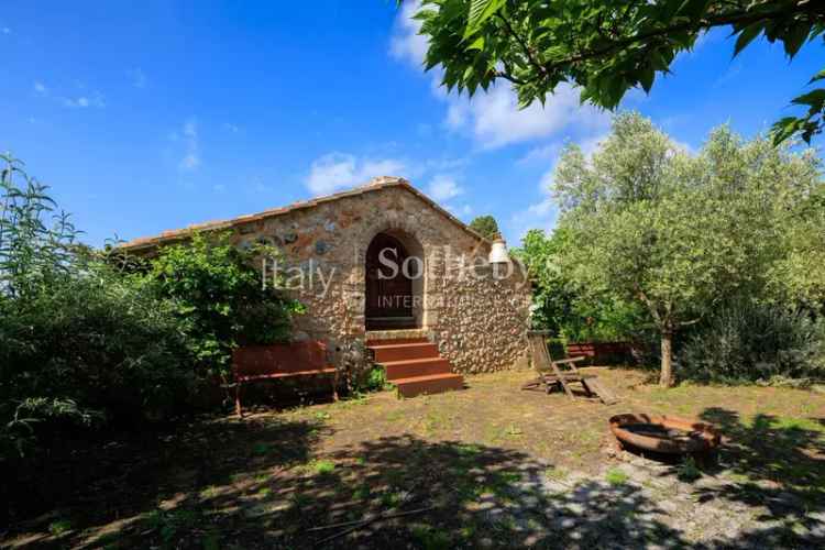 Lussuoso casale con piscina vicino Siena