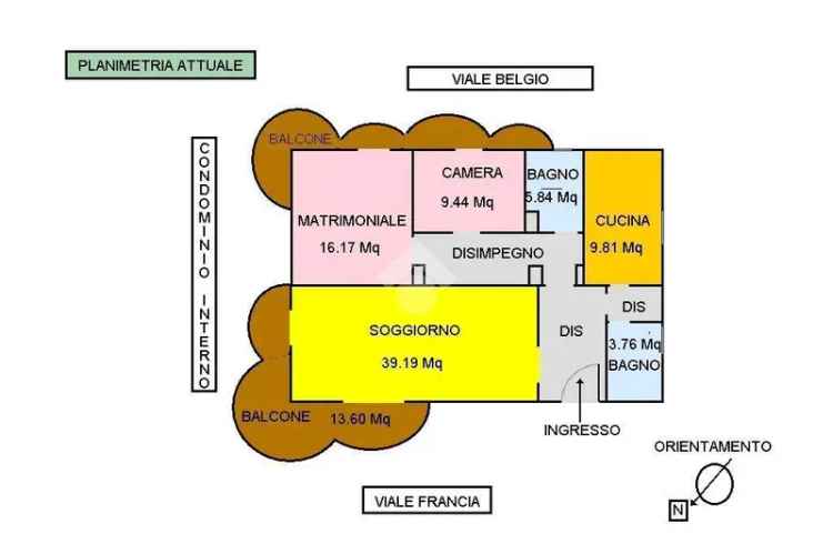 Trilocale viale Belgio 60, Bozzano, Brindisi