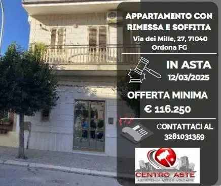 Appartamento all'asta via dei Mille, 27, 71040 Ordona Italia, Ordona