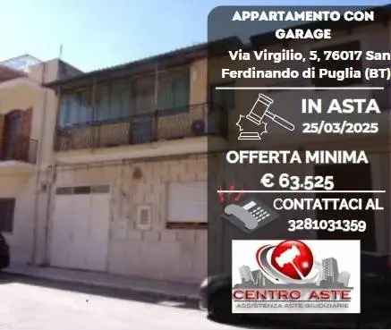 Appartamento all'asta via Virgilio, 5, 76017 San Ferdinando di Puglia Italia, San Ferdinando di Puglia