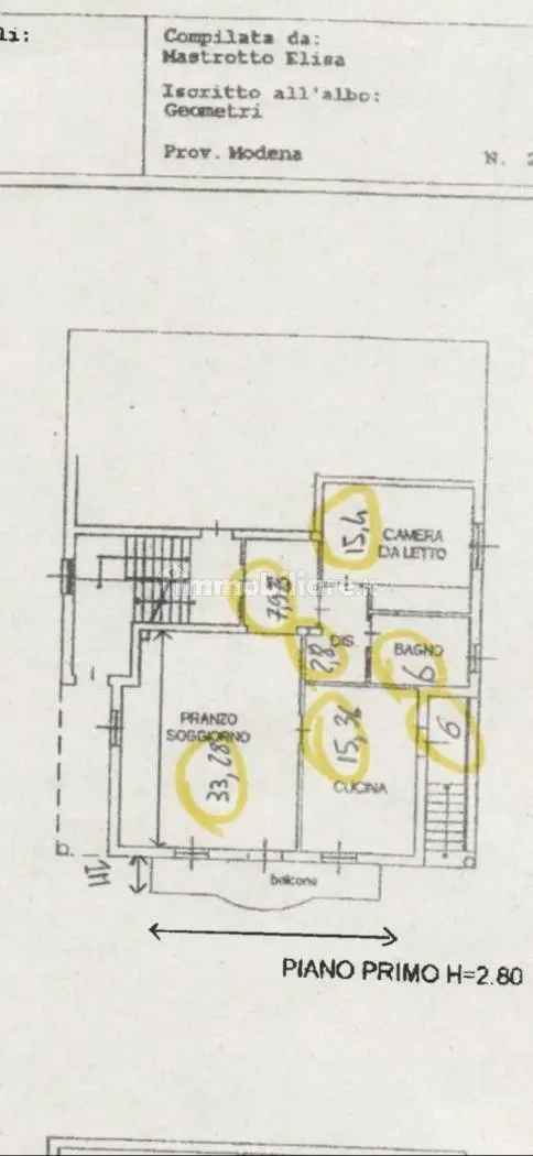 Appartamento in villa via Beato Angelico 19, Ospedale, Carpi