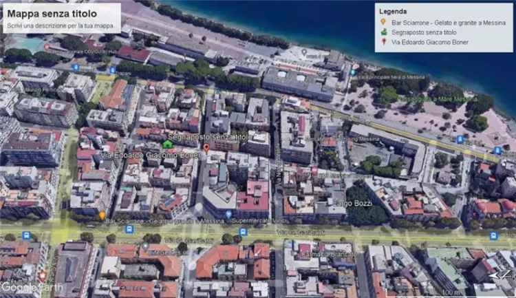 Appartamento in Via Boner 23, Messina, 5 locali, 1 bagno, 105 m²