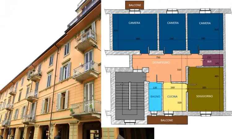 Appartamento in Via Piave , 10, Saluzzo (CN)