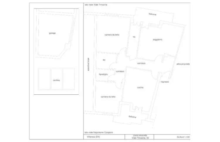 Quadrilocale in vendita a Villarosa, Viale Trinacria 33