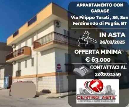 Appartamento all'asta via Filippo Turati, 36, 76017 San Ferdinando di Puglia Italia, San Ferdinando di Puglia