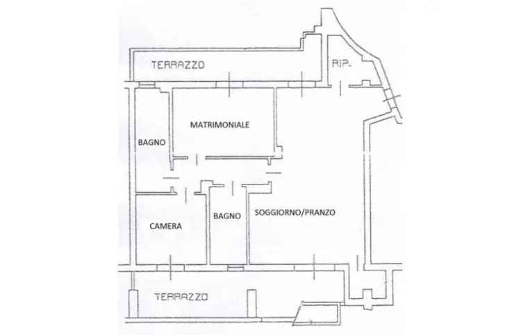 Trilocale in vendita a Prato, Zona Centro Storico