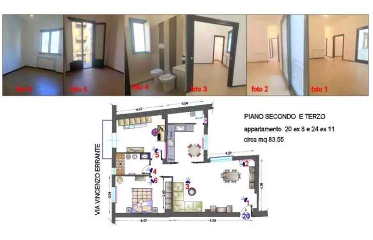 Trilocale in vendita a Palermo, Zona Centro Storico