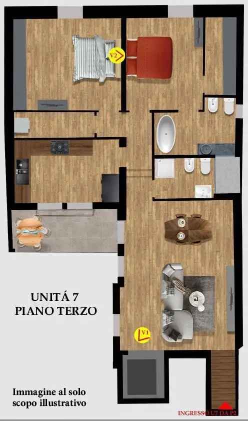 Appartamento in Via S.Sigismondo, 5, Bologna (BO)