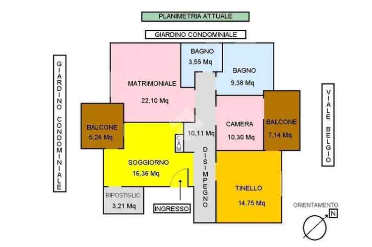 Trilocale viale Belgio 12, Bozzano, Brindisi