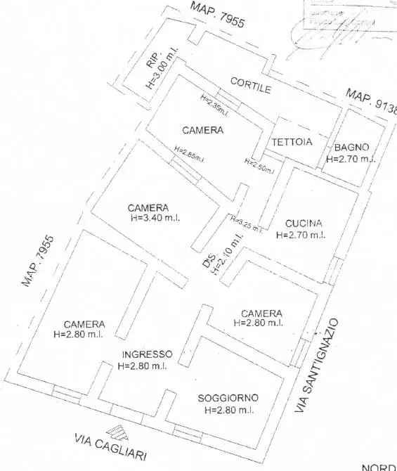 Rustico, da ristrutturare, 126 m², Centro, Oristano