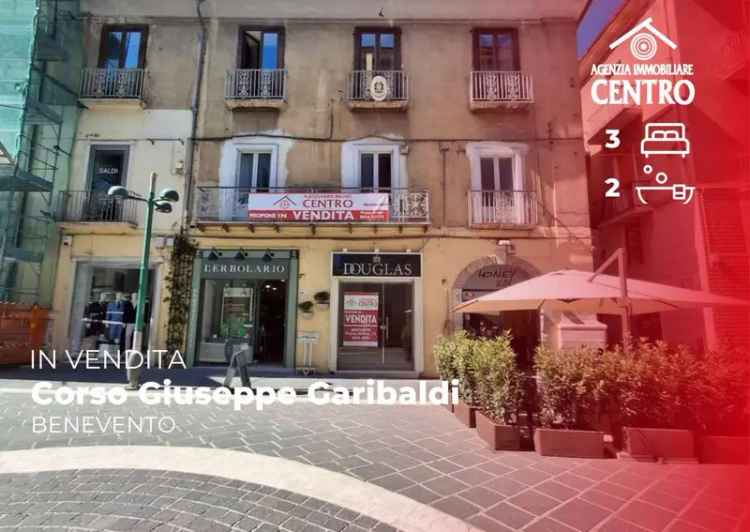 Quadrilocale corso Giuseppe Garibaldi, Centro Storico, Benevento