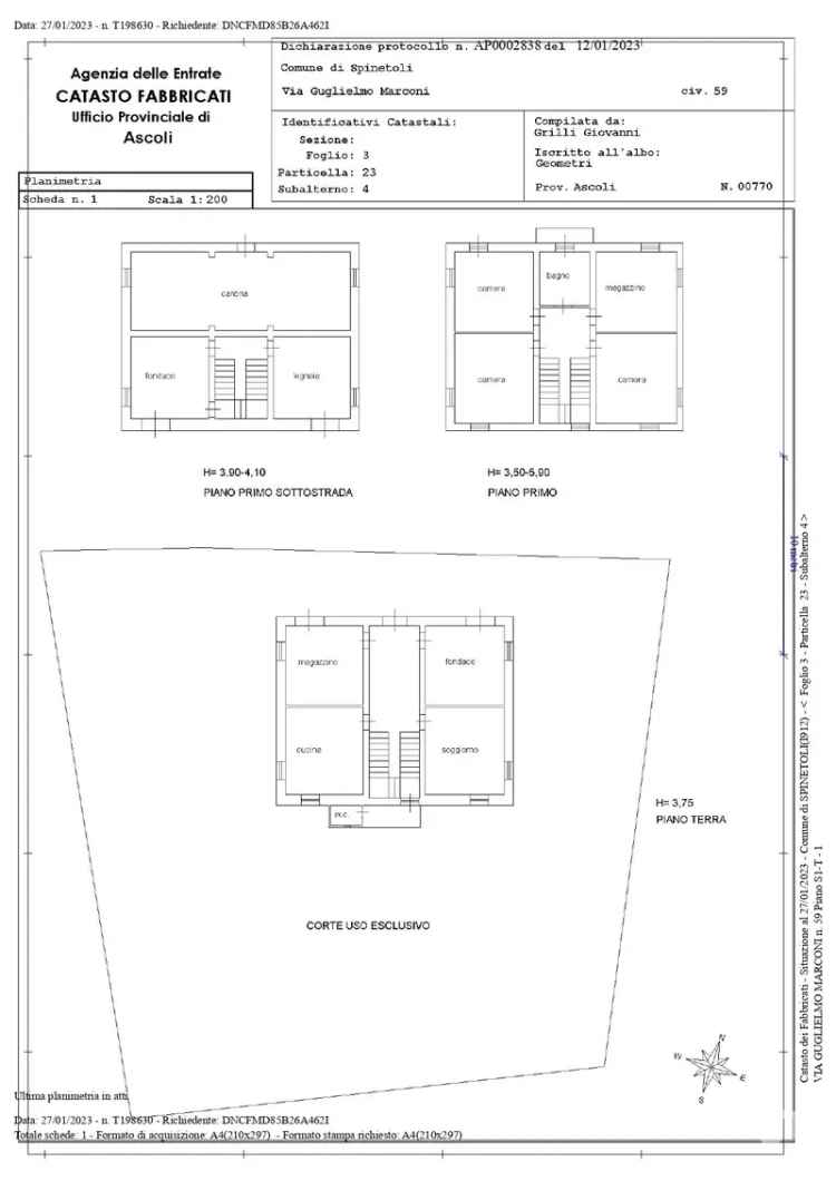 Vendita casa indipendente 10 locali di 296 m² in Spinetoli (63078) - 116537 - iad