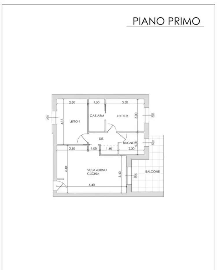 Appartamento nuovo con 2 camere a Piacenza