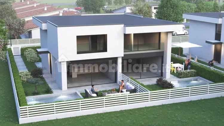 Villa bifamiliare, nuova, 161 m², Piumazzo, Castelfranco Emilia