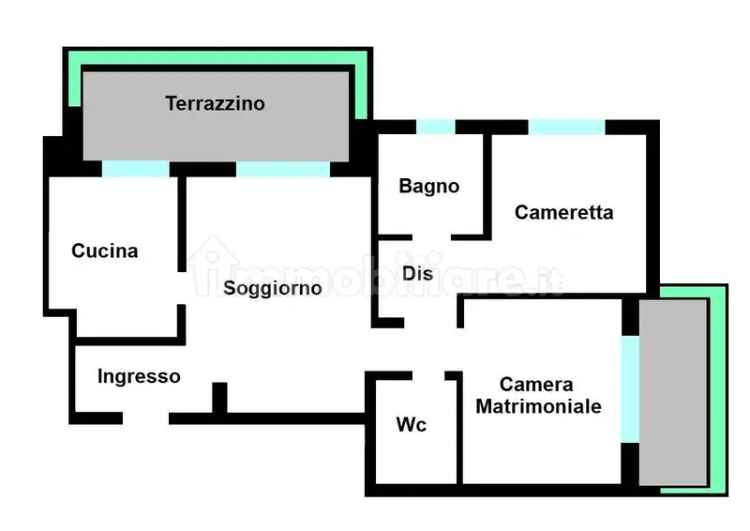 Trilocale Gorgonzola vicino MM2 Cascina Antonietta