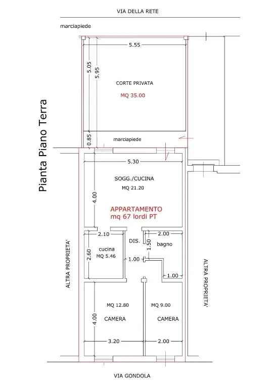 Appartamento in VIA della rete, Civitanova Marche, 5 locali, 1 bagno