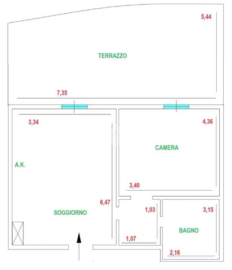 Bilocale in vendita