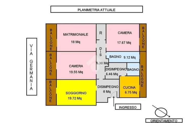 Quadrilocale in vendita