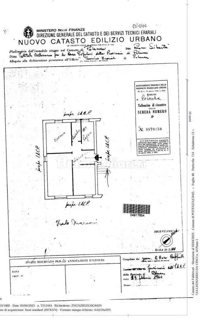 Trilocale via Leonardo da Vinci 10, Centro, Potenza