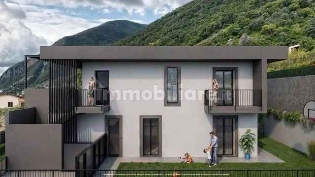 Trilocale Predore Residenza S Giorgio 3 Giardino Piscina