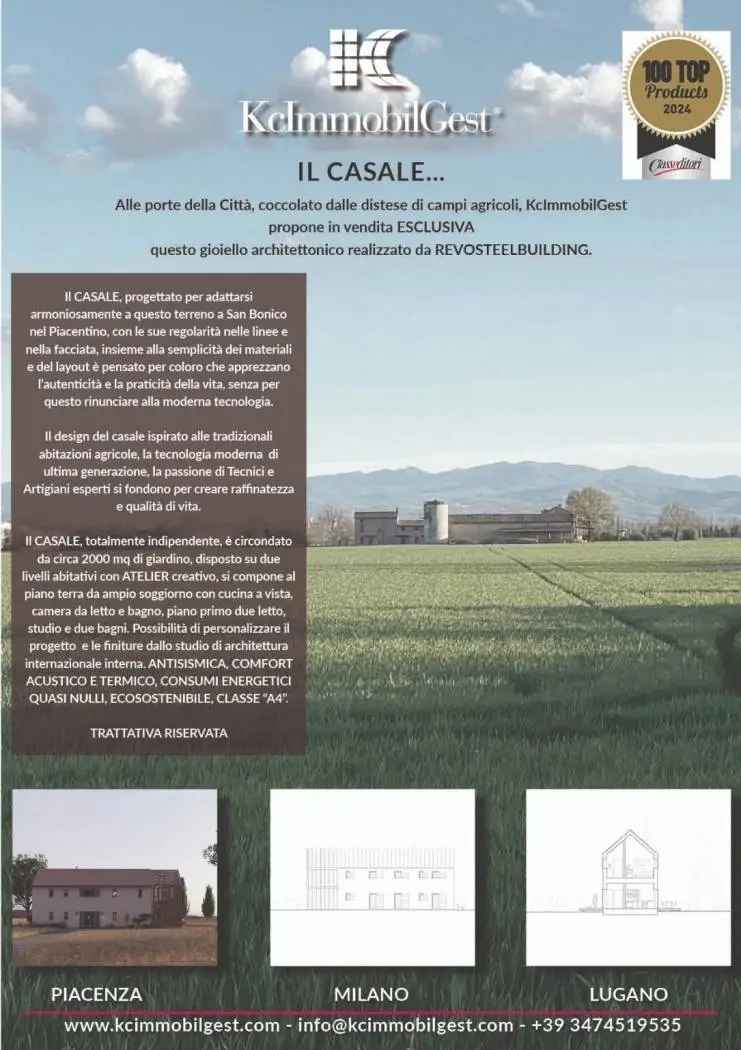 Casale via Franco Fornari 26E, Verza, Piacenza