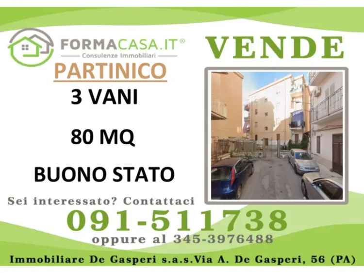 Appartamento in Via Giorgione, Partinico, 1 bagno, 80 m², 1° piano