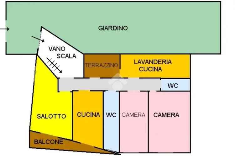 Porzione di bifamiliare in vendita