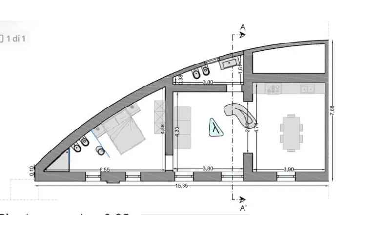 Casa indipendente in vendita a Salerno, via Giulio Pastore 10