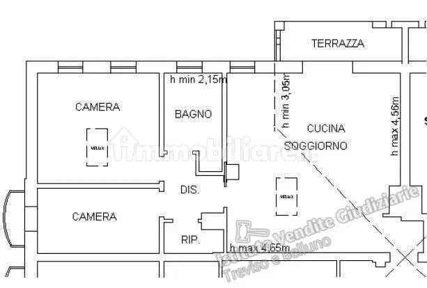 Appartamento all'asta via O  Leandro Fusaro,  2, Feltre