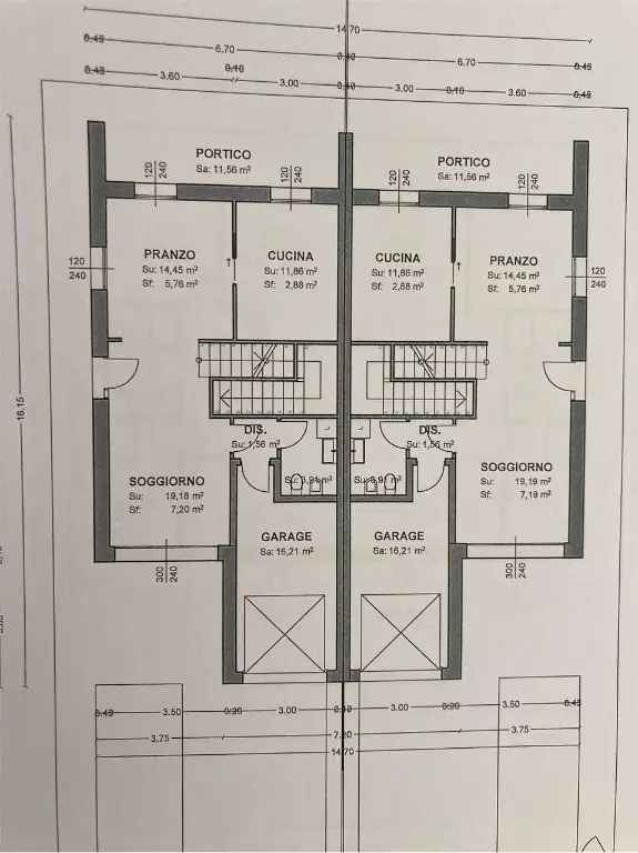 Villetta bifamiliare in Via Mavora, Modena, 6 locali, 3 bagni, 217 m²