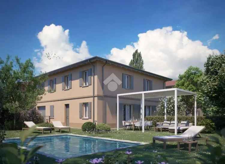 Villa a schiera via Ravaglio 1, Migliarina - Budrione, Carpi