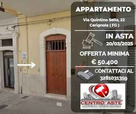 Appartamento all'asta via Quintino Sella, 22, 71042 Cerignola Italia, Cerignola