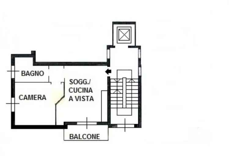 Bilocale via Monza 108, Centro, Cernusco sul Naviglio