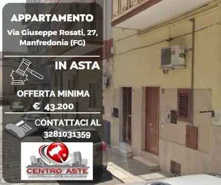 Appartamento all'asta via Giuseppe Rosati, 27, 71043 Manfredonia Italia, Manfredonia