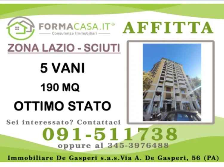 Appartamento 190 mq Palermo 2 Bagni 11 Piano